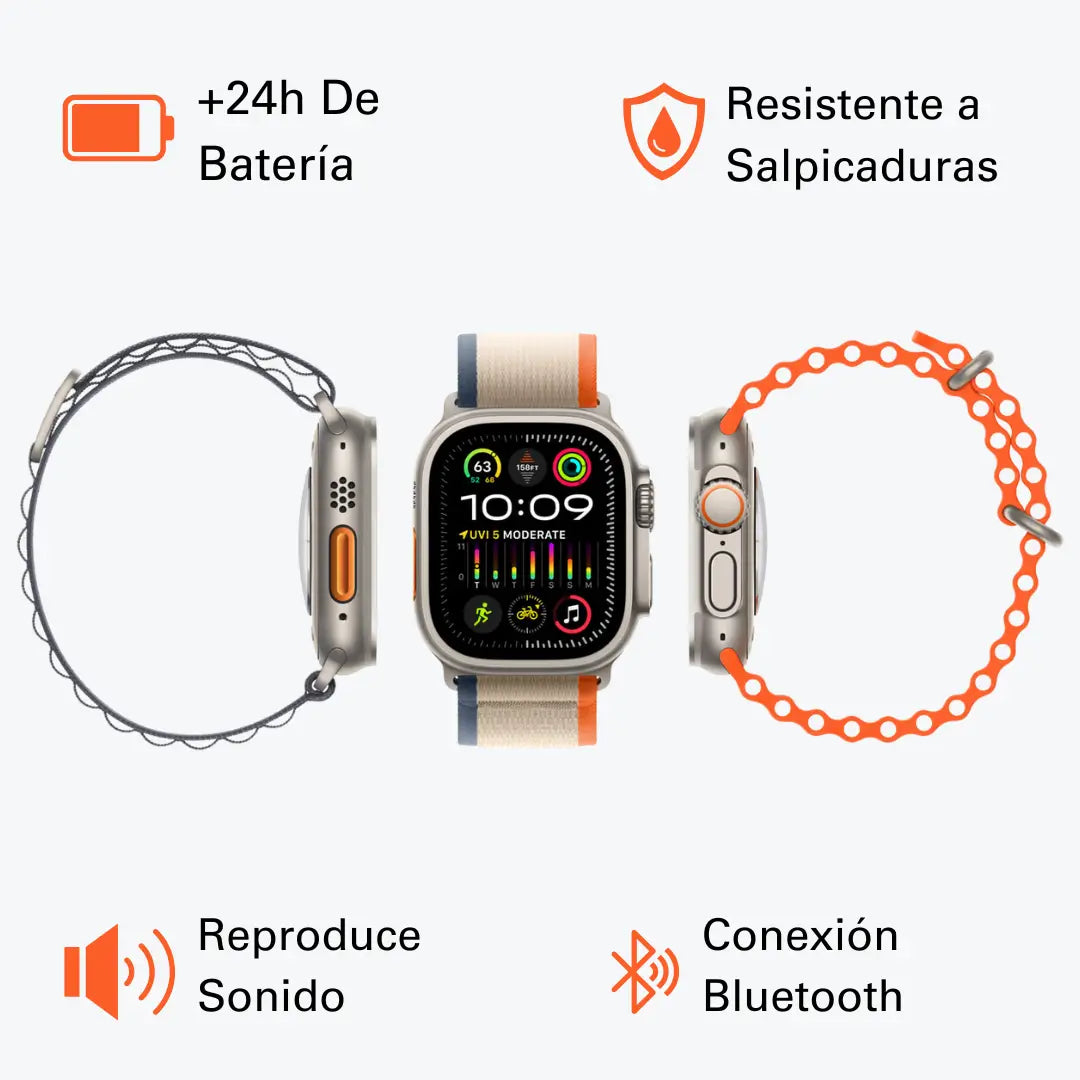 Smart Watch Ultra 2 | Case de Titanio + GPS